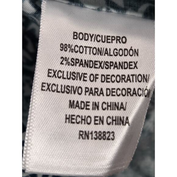 Cody James Men's Core Workforce Floral Print Long Sleeve Button-Down Western XL - Picture 5 of 6